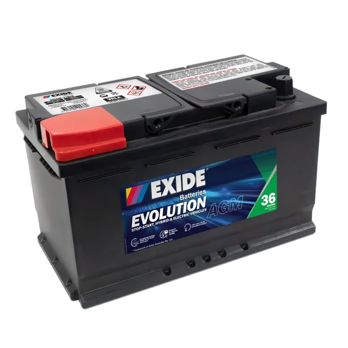Exide Evolution Start Stop SSAGM-77REU AGM car battery
