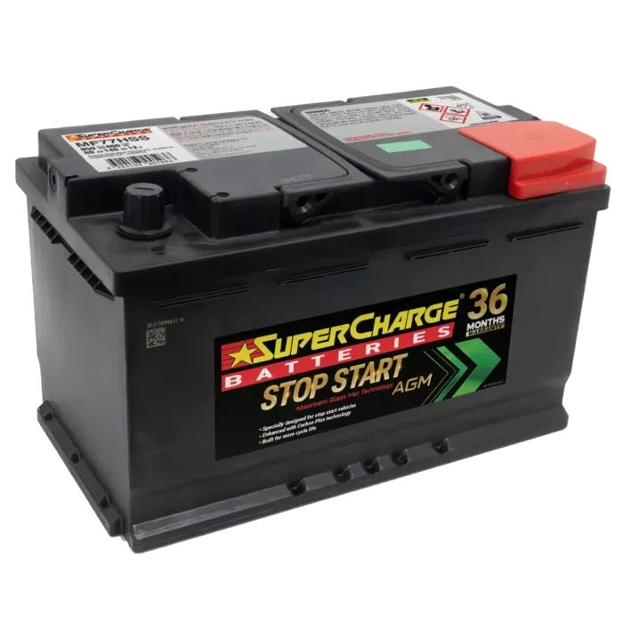 Supercharge MF77HSS AGM car battery