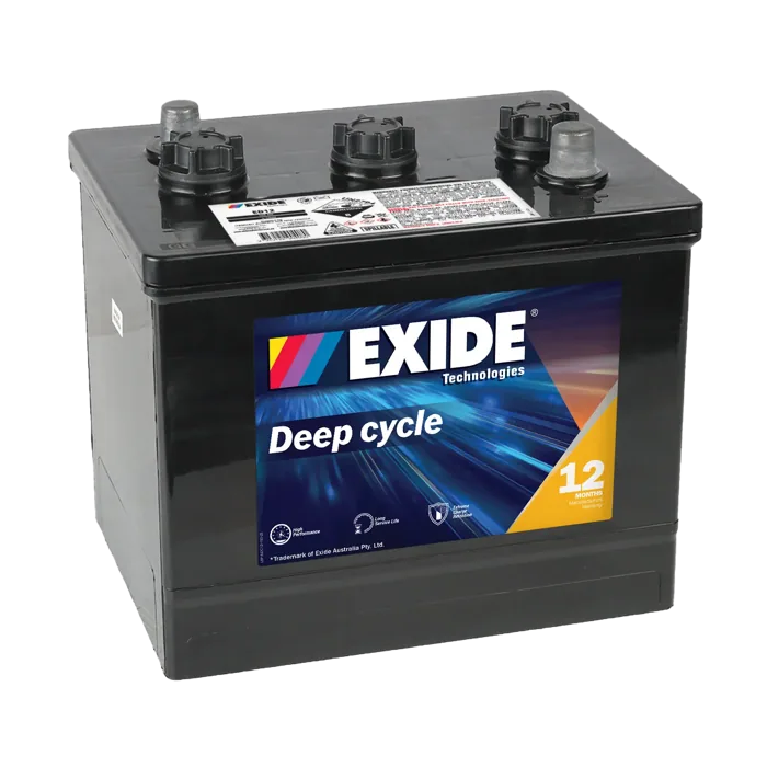 Exide Cycling Flooded Light ED12 Deep Cycle car battery