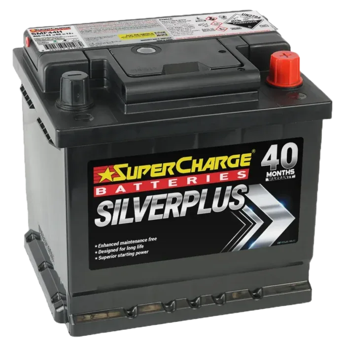 Supercharge SMF44H Calcium MF car battery