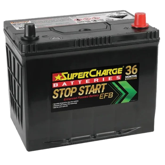 Supercharge MFD23EF EFB car battery